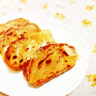 黄粉風味♪フランスパンのフレンチトースト